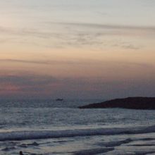 コヴァラームビーチの夕陽 