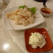 冷筍と甘いマヨネーズ