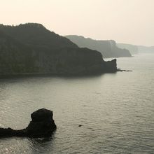 積丹の海岸線