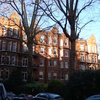 朝のホテルの向かい側です。