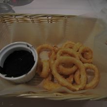 イカスミアリオリソースで頂きます！美味。5.83ユーロ。