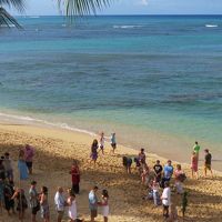 窓からバウリニューアル見学