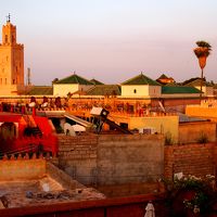 テラスから、ドゥカラモスクが見える。