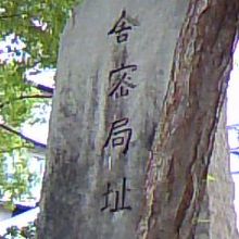 木々が茂っている場所に