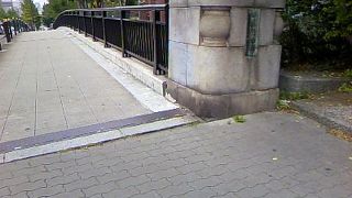 西道頓堀橋から