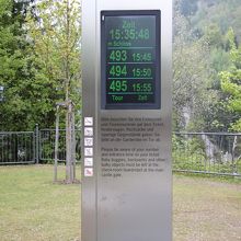 ツアー案内表示