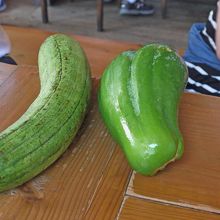 大きなピーマンとキュウリ！！