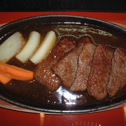 平戸牛のステーキが美味