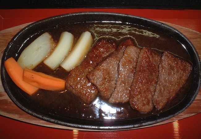 平戸牛のステーキが美味