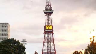 とうきび食べながら見る札幌のシンボル