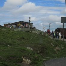 終点ブロッケン駅の風景です。ハルツ鉄道で2時間の旅です。