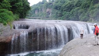 有名な吹割の滝