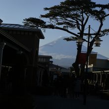 富士山がキレイに見えます