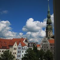 教会も見えます。お部屋は一番上の階でした。