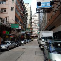 ホテル前の南京街