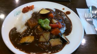 野菜カレーがおいしい