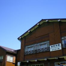 山の鼻小屋。ここのソフトクリームが美味でした