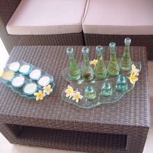 アロマオイルとスクラブをここから選びます