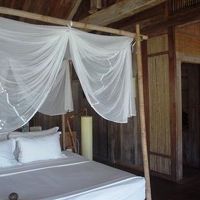 ウォーターヴィラのベッドルーム