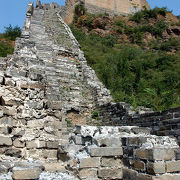司馬台長城と繋がっている河北省側から登城する原始長城