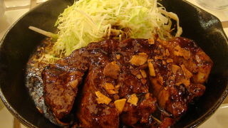 分厚いトンテキ