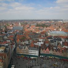 鐘楼の展望から見られる風景。素晴らしいです。