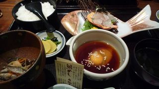 鯛めしと魚が美味しい