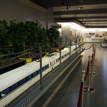 列車は模型です。実物展示は五環路の東郊館