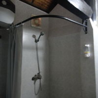 バスルームもシンプル