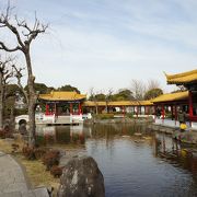 川崎大師平間寺に隣接する公園