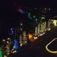 ホテル周りのイルミネーションもキレイでした。