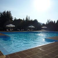 プールは20時まで。