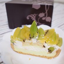 キウイフルーツのタルト、美味しかったです。