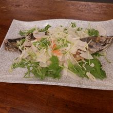 スズキの甘唐酢