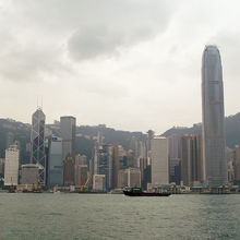 フェリーから見える香港島