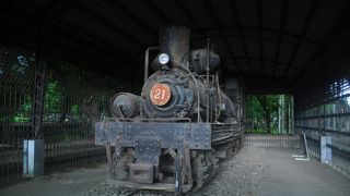 森林鉄道、観光鉄道をひいた機関車がなつかしい