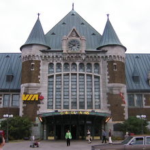 VIA鉄道・ケベックのパレ駅外観