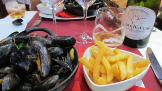 名物ムール貝とシードル