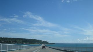 海の上を走っているような感じです