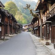 落ち着いた雰囲気の宿場町