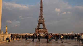 ここからのエッフェル塔は絶景