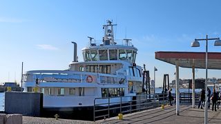 時間がなくても，スオメンリンナへのHKLのフェリーで行くとよい．最短35分！！