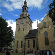 オスロ大聖堂の外観です。