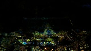 花灯路祭りでは斬新なお寺で神秘的な雰囲気「虚空蔵法輪寺」