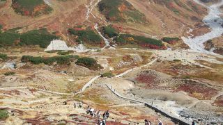 黒部立山アルペンルートで、室堂は最高所に位置します