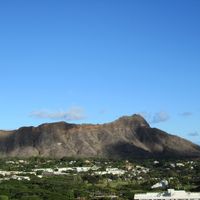 ラナイからダイアモンドヘッドを望む