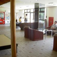 温泉の前にあった休憩所。流石に温泉は撮影禁止なので。