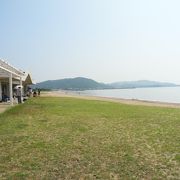 淡路島最大の海水浴場です、