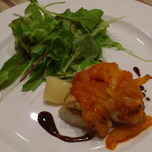 メインのお料理。スズキです。