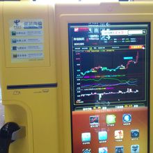 空港内の公衆電話